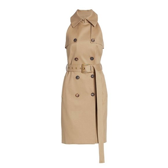 Michael Kors Collection Sleeveless Trench Dress - Picture 1 of 6